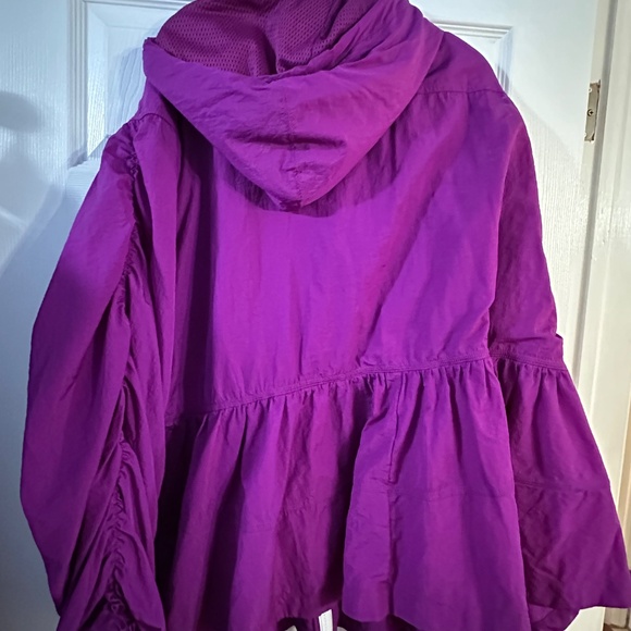 Women's Purple Bomber Jacket - Picture 4 of 12